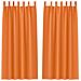 Tende con tende 2 pcs Arancione Vivo Poliestere - Foto miniatura 1