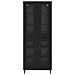 Credenza Rovere Nero 69,5 x 34 x 180 cm Legno multistrato - Foto miniatura 8