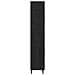 Credenza Rovere Nero 69,5 x 34 x 180 cm Legno multistrato - Foto miniatura 9