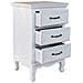 Comodino In Legno Bianco 40x29x42 - Foto miniatura 4
