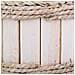 Cesto In Legno E Corda Bianco D20x12/21h - Foto miniatura 5