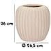 Vaso Mist Medio In Magnesio Color Crema - Foto miniatura 7