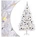 Albero di Natale artificiale Bianco 90 x 90 x 180 cm - Foto miniatura 1