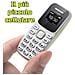 Mini Telefono Gsm 2g Dual Sim Con Supporto Microsd 16 Gb, Bluetooth, Lettore Mp3 Il Più Piccolo Al Mondo (bianco). - Foto miniatura 1