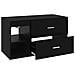 Set di mobili per il bagno 2 pcs Rovere Nero - Foto miniatura 5