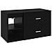 Set di mobili per il bagno 2 pcs Rovere Nero - Foto miniatura 1