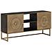 Mobile TV con cassetto con lo scaffale Ottone 105 x 30 x 50 cm - Foto miniatura 1