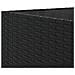 Set Salotto da Giardino con Cuscini 7pz Nero Polyrattan - Foto miniatura 8