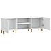Mobile TV 150 x 31 x 50 cm Bianco Lucido Legno ingegnerizzato - Foto miniatura 2