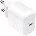 PUTCUSBC20WDYWHI Caricabatterie per dispositivi mobili Universale Bianco AC Ricarica rapida Interno - Foto miniatura 1