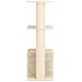 Albero per gatti con pali per graffiare in sisal Crema 133 cm - Foto miniatura 5