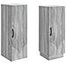 Set di armadi 2 pcs Sonoma grigio Legno ingegnerizzato - Foto miniatura 3