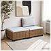2 pz Set Lounge in Rattan con Cuscini GENDT Rattan naturale - Foto miniatura 3