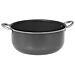 Casseruola 2 Maniglie Antiaderente Diametro 34 cm - Linea Family Stone - Foto miniatura 2