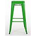 Sgabello Bar Joshua in Metallo I Sgabello Design Industriale E Scandinavian I Sgabello Senza Schienale Impilabile I Sgabello Bancone Alt. 77 CM Verde - Foto miniatura 2
