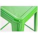 Sgabello Bar Joshua in Metallo I Sgabello Design Industriale E Scandinavian I Sgabello Senza Schienale Impilabile I Sgabello Bancone Alt. 77 CM Verde - Foto miniatura 5