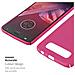 Custodia Compatibile Con Motorola Moto Z2 Play In Frosty Rosa - Hard Case Coperchio Protettivo In Frosted Look Contro I Graffi E Gli Urti - Foto miniatura 4