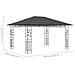 Gazebo Con Zanzariera 4x3x2,73 M Antracite 180 G / m² - Foto miniatura 6