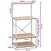 Mobile Microonde Bianco Rovere 60x39,6x123cm Legno Multistrato - Foto miniatura 6