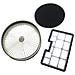 Set Filtri (2 Pezzi) Compatibile Con Hanseatic Vc-t4020, Vc-t4020e-1, Vc-t4020es-2, Vc-t4020es17 Aspirapolvere, Filtro Combinato + Filtro Aria - Foto miniatura 2