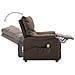 Poltrona Massaggiante Elettrica Marrone in Tessuto - Foto miniatura 8