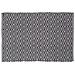 Tappetino da Bagno Trellis in Cotone 60x90 cm Nero e Bianco - Foto miniatura 1