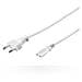 Cavo di Alimentazione di Ricambio per Notebook Bianco 5 m PE030750W - Foto miniatura 1