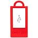 Adattatore Da Microusb Type B To Type C Red Bulk - Foto miniatura 2