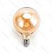 Lampadina Led Filamento Ambrata G125 4w Attacco E27 380 Lumen 2200k Luce Calda D125h175mm Angolo 360 Equivale A 34w Incad. - Foto miniatura 1