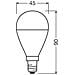 Lampadina Led E14 7w 806 Lm A47 Parathom Value Classic 4058075152939 Bianco Caldo 2700k Ø47x90 Mm Vetro - Foto miniatura 5