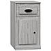 Mobiletto Cassetto Grigio Sonoma 40x50x75 Cm Legno Multistrato - Foto miniatura 2