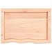 Piano Bagno 60x40x (2-6) cm in Legno Massello Non Trattato - Foto miniatura 4