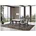 Tavolo Allungabile 70x110/194 Cm Paxon Telaio Antracite - Bianco Frassino - Foto miniatura 4