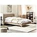 Letto Velluto Limoux 140 X 200 Cm Tortora - Foto miniatura 1