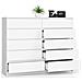 Cassettiera K160, 10 cassetti, 160x40x121 cm, Colore Bianco - Foto miniatura 2