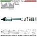 Motore Elettromeccanico 230 V Cancello Elettrico Stelo Retrattile Corsa 600 Mm Anta Battente 3,5 Metri Spinta 250 Kg S - Foto miniatura 1