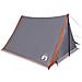 Tenda Da Campeggio 2 Persone Grigio E Arancione Impermeabile - Foto miniatura 1