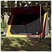 Tenda Da Campeggio 2 Persone Grigio E Arancione Impermeabile - Foto miniatura 4