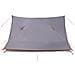 Tenda Da Campeggio 2 Persone Grigio E Arancione Impermeabile - Foto miniatura 9
