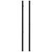 Set 2 Pali In Ferro Dario 6x6cm H. 230cm Nero Opaco - Foto miniatura 5