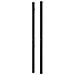 Set 2 Pali In Ferro Dario 6x6cm H. 230cm Nero Opaco - Foto miniatura 7