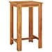 Set Bar Da Giardino 3 Pz Grigio In Legno Acacia E Polyrattan - Foto miniatura 4