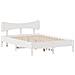 Giroletto Senza Materasso Bianco 120x200 Cm Legno Massello Pino - Foto miniatura 2