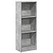 Libreria Grigio Cemento 40x24x109 Cm In Truciolato - Foto miniatura 2