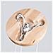 Lampada A Sospensione Pekka 3p Bianco /legno Naturale Sl. 1391 - Scandinavo Lampade A Sospensione Bianco /legno Naturale 124x31x31 Cm - Foto miniatura 4