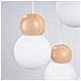 Lampada A Sospensione Pekka 3p Bianco /legno Naturale Sl. 1391 - Scandinavo Lampade A Sospensione Bianco /legno Naturale 124x31x31 Cm - Foto miniatura 7
