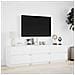 Mobile Porta TV con LED Bianco 180x34x50cm in Truciolato - Foto miniatura 4