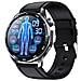 Smartwatch Con Ecg, Cardiofrequenzimetro, Pressione Sanguigna E Contapassi Black Leather Strap - Foto miniatura 2