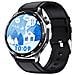 Smartwatch Con Ecg, Cardiofrequenzimetro, Pressione Sanguigna E Contapassi Black Leather Strap - Foto miniatura 6