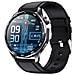 Smartwatch Con Ecg, Cardiofrequenzimetro, Pressione Sanguigna E Contapassi Black Leather Strap - Foto miniatura 7